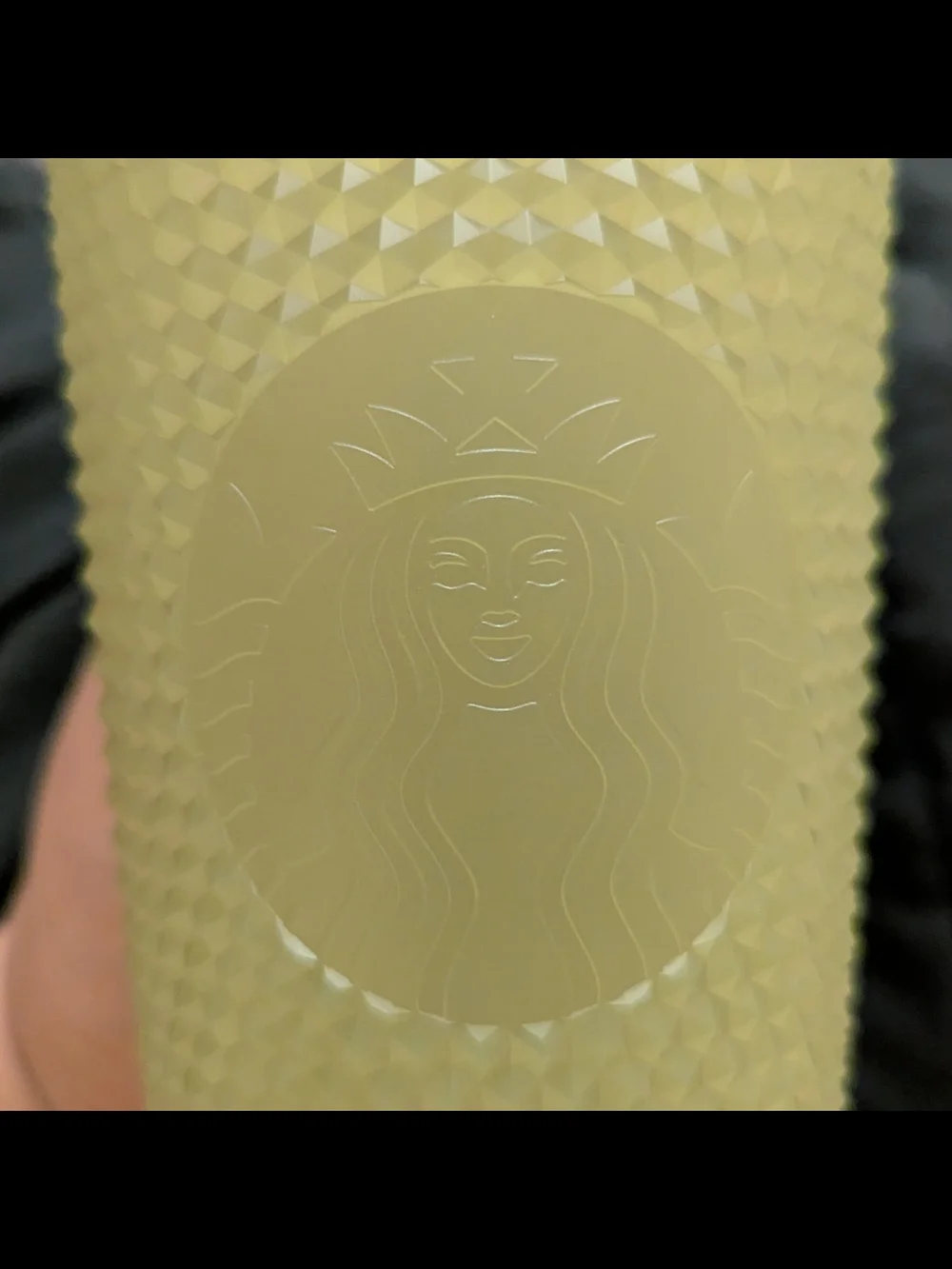 Starbucks bright yellow